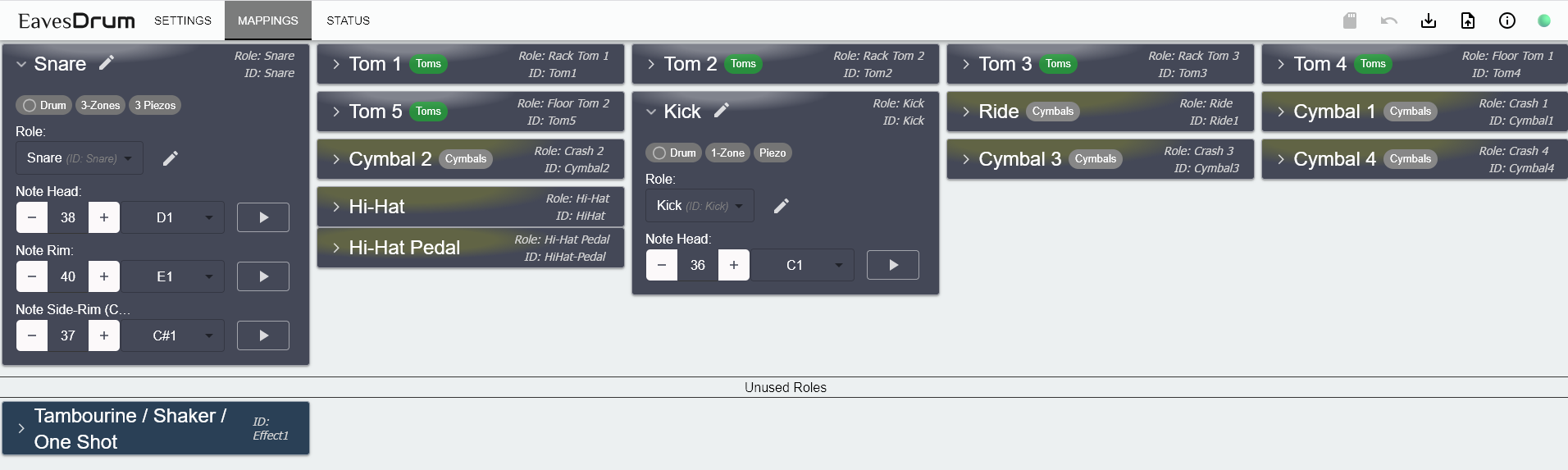 UI Mappings
